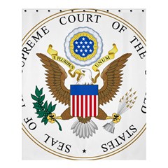 Seal Of Supreme Court Of United States Shower Curtain 60  X 72  (medium)  by abbeyz71
