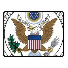 Seal Of United States District Court For District Of Arizona Fleece Blanket (small) by abbeyz71