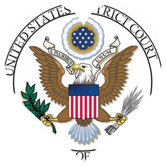 Seal Of United States District Court For District Of Arizona Wooden Puzzle Heart