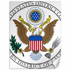 Seal Of United States District Court For Northern District Of California Canvas 36  X 48  by abbeyz71