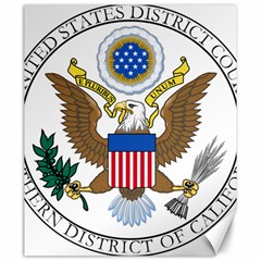 Seal Of United States District Court For Northern District Of California Canvas 20  X 24  by abbeyz71