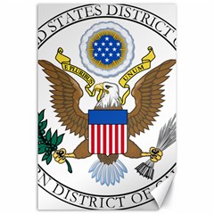 Seal Of United States District Court For Northern District Of California Canvas 24  X 36  by abbeyz71