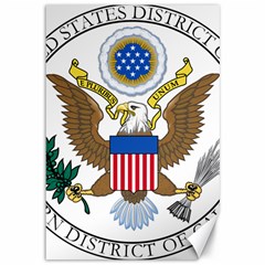 Seal Of United States District Court For Northern District Of California Canvas 12  X 18  by abbeyz71