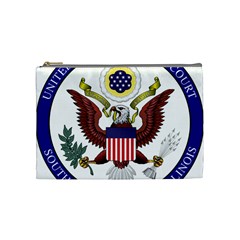 Seal Of United States District Court For Southern District Of Illinois Cosmetic Bag (medium) by abbeyz71