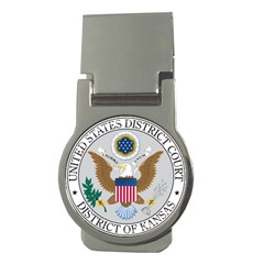 Seal Of United States District Court For District Of Kansas Money Clips (round)  by abbeyz71