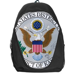 Seal Of United States District Court For District Of Kansas Backpack Bag by abbeyz71