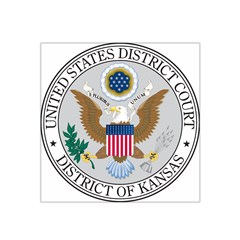 Seal Of United States District Court For District Of Kansas Satin Bandana Scarf by abbeyz71