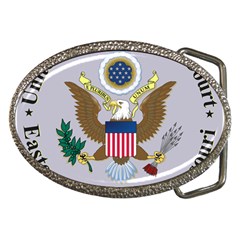 Seal Of United States District Court For Eastern District Of Missouri Belt Buckles by abbeyz71