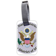 Seal Of United States District Court For Eastern District Of Missouri Luggage Tag (one Side) by abbeyz71