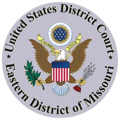 Seal Of United States District Court For Eastern District Of Missouri Wooden Puzzle Round by abbeyz71