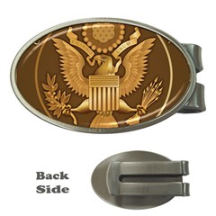 Seal Of United States District Court For Southern District Of Texas Money Clips (oval)  by abbeyz71