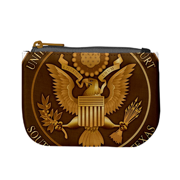 Seal of United States District Court for Southern District of Texas Mini Coin Purse