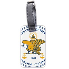 Seal Of United States Court Of Federal Claims Luggage Tag (two Sides) by abbeyz71