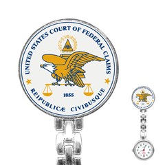 Seal Of United States Court Of Federal Claims Stainless Steel Nurses Watch by abbeyz71