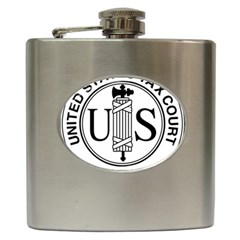Seal Of United States Tax Court Hip Flask (6 Oz) by abbeyz71