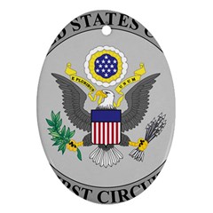 Seal Of United States Court Of Appeals For First Circuit Ornament (oval) by abbeyz71