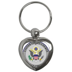 Seal Of United States Court Of Appeals For First Circuit Key Chain (heart) by abbeyz71