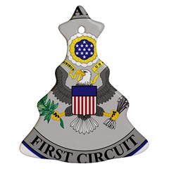 Seal Of United States Court Of Appeals For First Circuit Ornament (christmas Tree)  by abbeyz71
