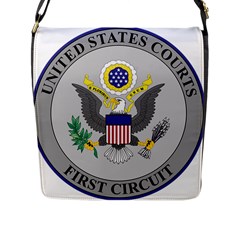 Seal Of United States Court Of Appeals For First Circuit Flap Closure Messenger Bag (l) by abbeyz71