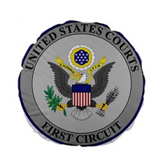 Seal Of United States Court Of Appeals For First Circuit Standard 15  Premium Flano Round Cushions by abbeyz71