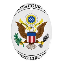 Seal Of United States Court Of Appeals For Third Circuit Ornament (oval) by abbeyz71