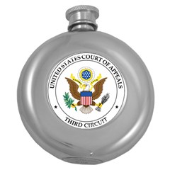 Seal Of United States Court Of Appeals For Third Circuit Round Hip Flask (5 Oz)