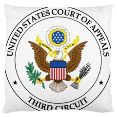 Seal Of United States Court Of Appeals For Third Circuit Standard Flano Cushion Case (two Sides) by abbeyz71