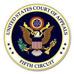 Seal Of United States Court Of Appeals For Fifth Circuit Magnet 5  (round) by abbeyz71