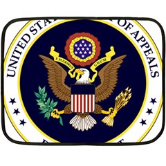 Seal Of United States Court Of Appeals For Fifth Circuit Double Sided Fleece Blanket (mini)  by abbeyz71