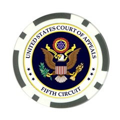 Seal Of United States Court Of Appeals For Fifth Circuit Poker Chip Card Guard (10 Pack) by abbeyz71
