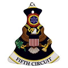 Seal Of United States Court Of Appeals For Fifth Circuit Ornament (christmas Tree)  by abbeyz71