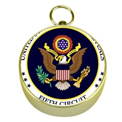 Seal Of United States Court Of Appeals For Fifth Circuit Gold Compasses by abbeyz71