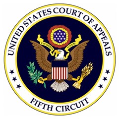 Seal Of United States Court Of Appeals For Fifth Circuit Wooden Puzzle Square by abbeyz71