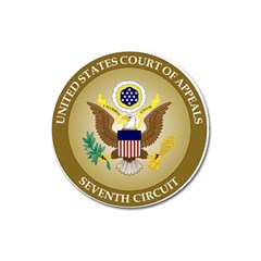 Seal Of United States Court Of Appeals For Seventh Circuit Magnet 3  (round) by abbeyz71