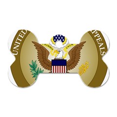 Seal Of United States Court Of Appeals For Seventh Circuit Dog Tag Bone (two Sides) by abbeyz71