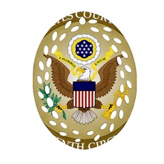 Seal Of United States Court Of Appeals For Seventh Circuit Ornament (oval Filigree) by abbeyz71