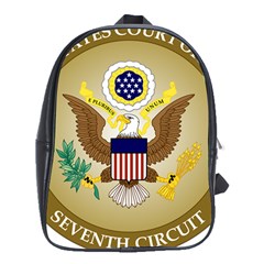 Seal Of United States Court Of Appeals For Seventh Circuit School Bag (xl) by abbeyz71