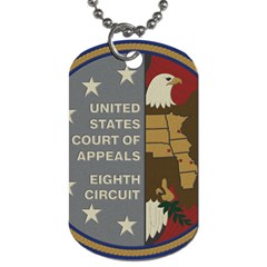 Seal Of United States Court Of Appeals For Eighth Circuit Dog Tag (one Side) by abbeyz71