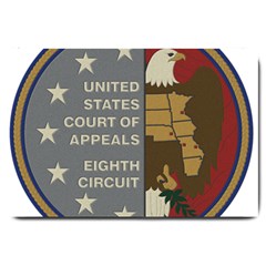 Seal Of United States Court Of Appeals For Eighth Circuit Large Doormat  by abbeyz71