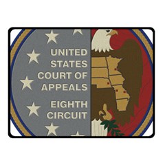 Seal Of United States Court Of Appeals For Eighth Circuit Fleece Blanket (small) by abbeyz71