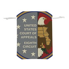 Seal Of United States Court Of Appeals For Eighth Circuit Lightweight Drawstring Pouch (s) by abbeyz71