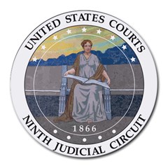 Seal of United States Court of Appeals for Ninth Circuit  Round Mousepads