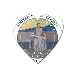 Seal Of United States Court Of Appeals For Ninth Circuit  Heart Magnet by abbeyz71