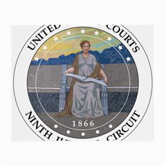 Seal Of United States Court Of Appeals For Ninth Circuit  Small Glasses Cloth (2 Sides) by abbeyz71