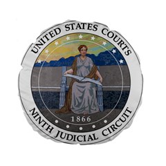 Seal of United States Court of Appeals for Ninth Circuit  Standard 15  Premium Flano Round Cushions