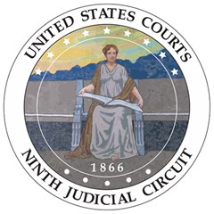 Seal Of United States Court Of Appeals For Ninth Circuit  Wooden Puzzle Round by abbeyz71