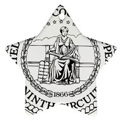 Seal Of United States Court Of Appeals For Ninth Circuit Ornament (star) by abbeyz71