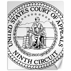 Seal Of United States Court Of Appeals For Ninth Circuit Canvas 11  X 14  by abbeyz71