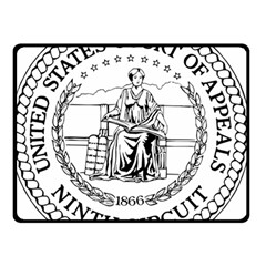 Seal Of United States Court Of Appeals For Ninth Circuit Double Sided Fleece Blanket (small)  by abbeyz71