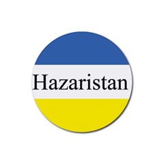 Flag Of Hazaristan Rubber Coaster (round)  by abbeyz71